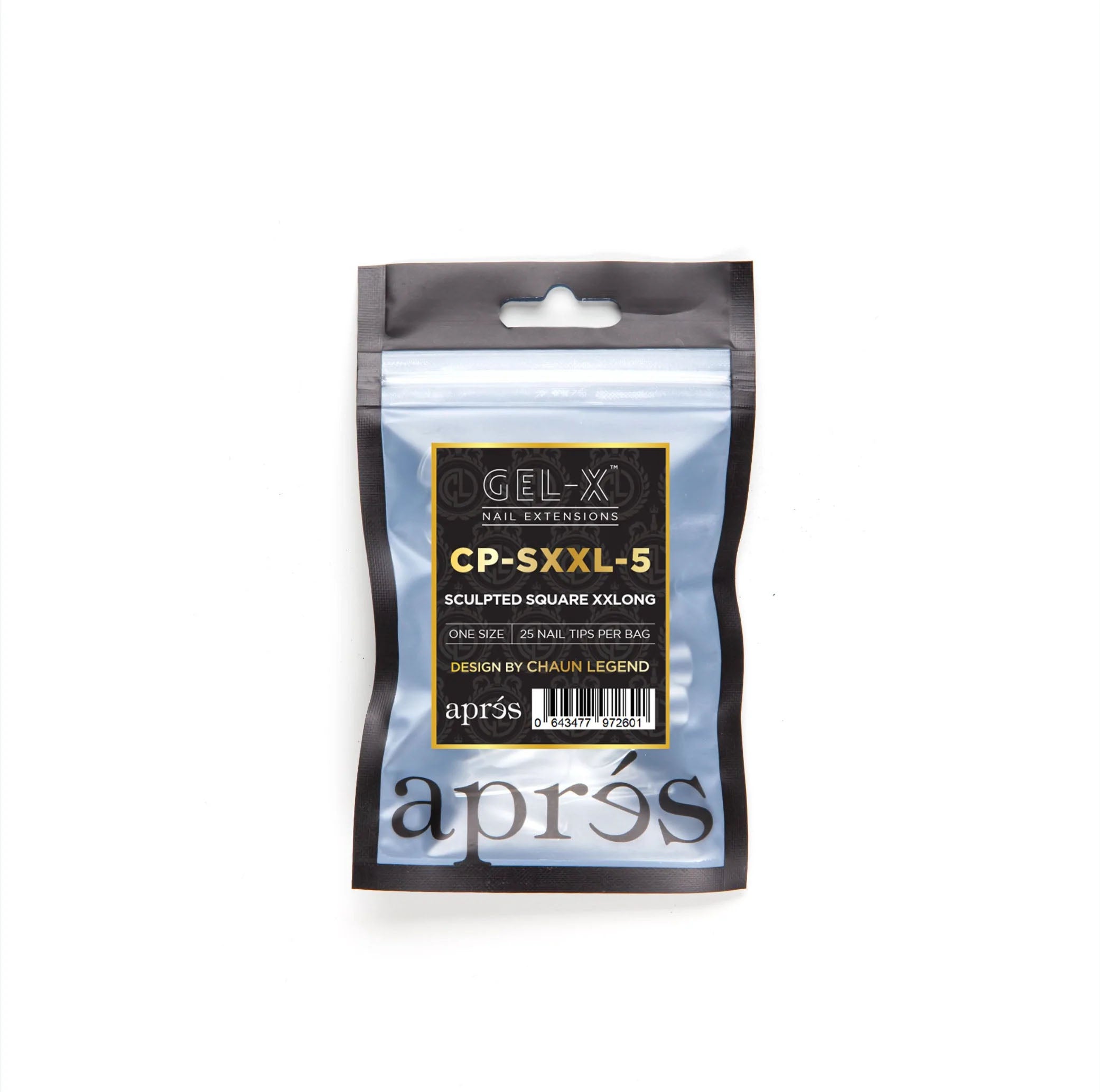 Apres Gel-X Tips Sculpted Square XXLong 25PK CP-SXXL5 /97260