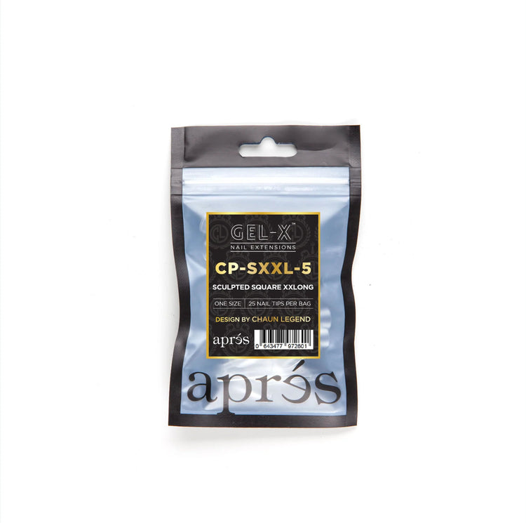 Apres Gel-X Tips Sculpted Square XXLong 25PK CP-SXXL5 /97260