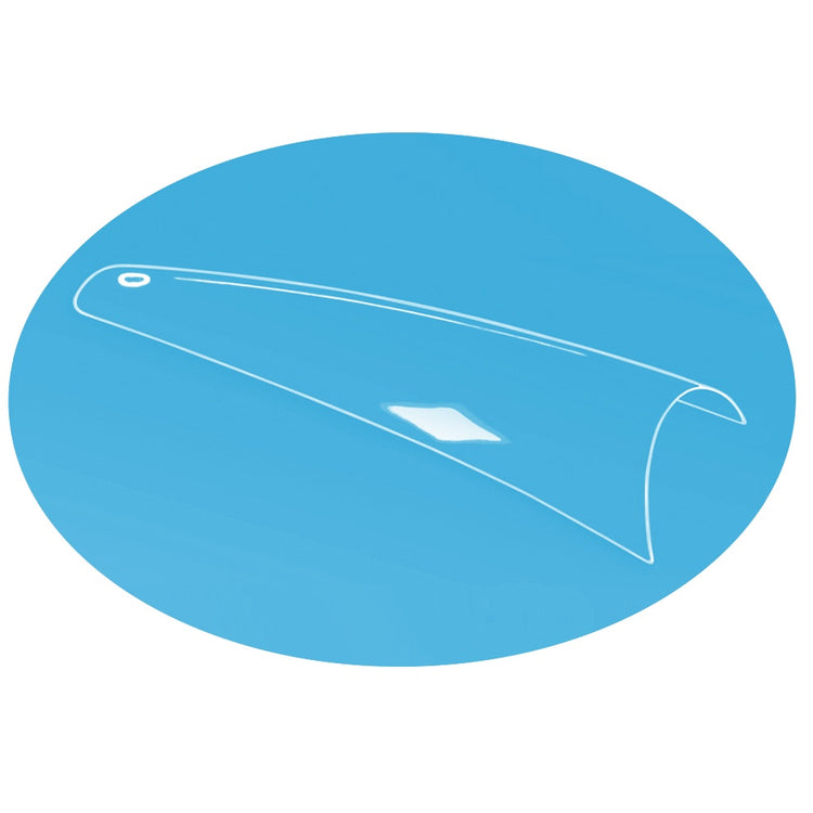 USN Straight Coffin Clear Tips #10 Bag Of 500 Tips