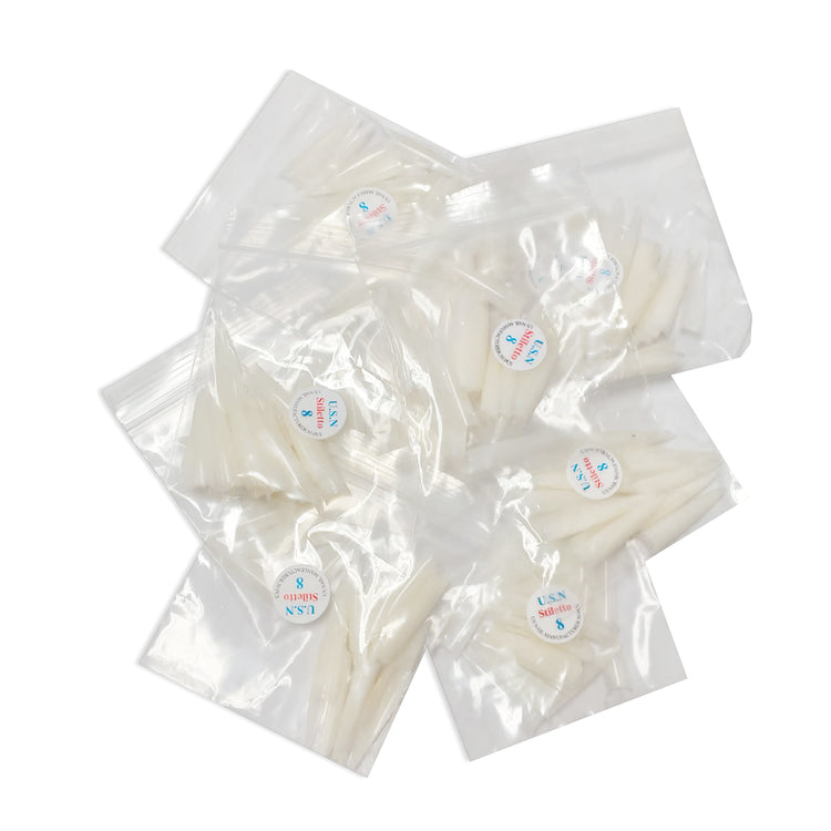 USN StillettoTips #8 Bag Of 500 Tips