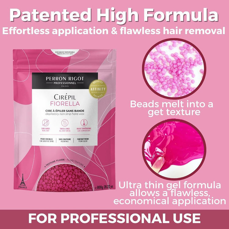 Cirepil Fiorella Depilatory Non Strip Wax 800g Bead 02488