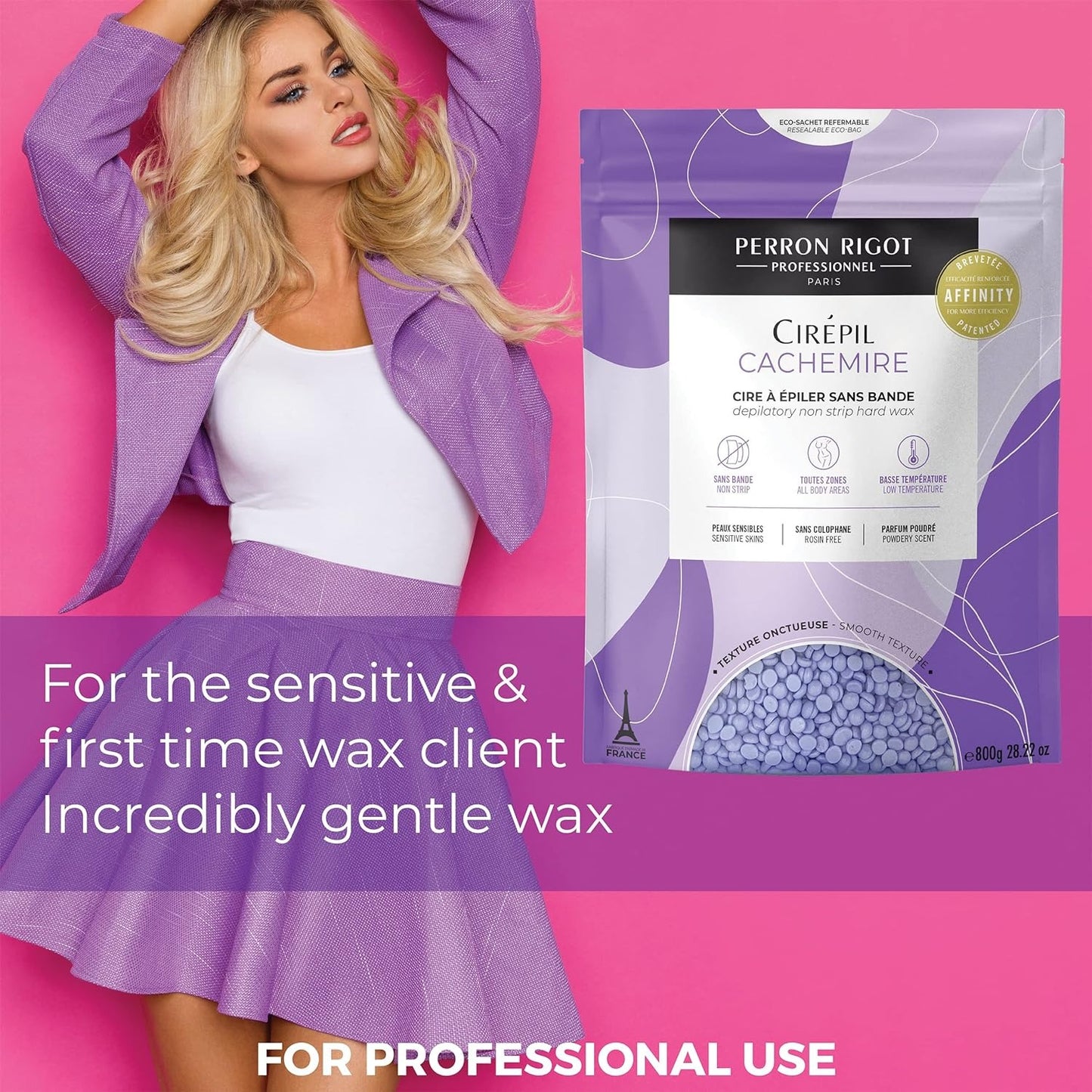 Cirepil Cachemire Non Strip Disposable Wax Bead 800g 11014