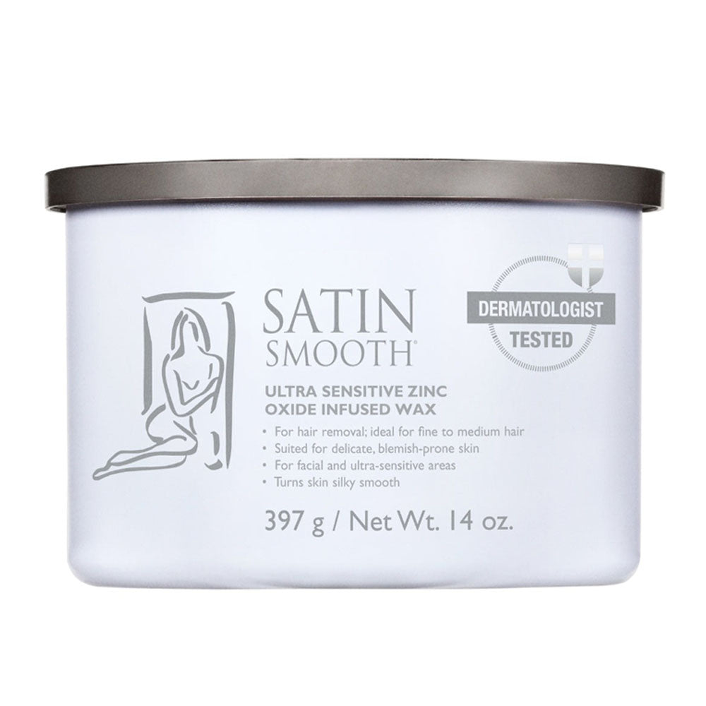 Satin Smooth Ultra Sensitive Zinc Oxide Wax 14 oz 814151