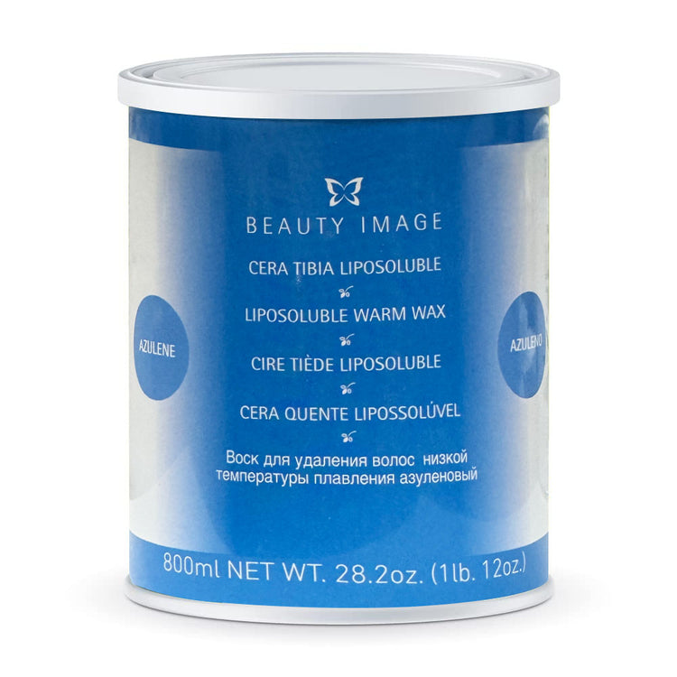 Beauty Image Natural Warm Wax Azulene 800ml 26013