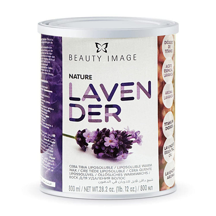 Beauty Image Natural Warm Wax Lavender 800ml 42011