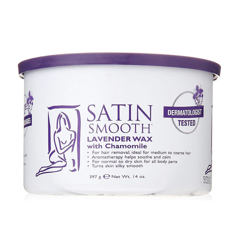 Satin Smooth Lavender Wax W/Chamomile 14 oz 814145/ 27940