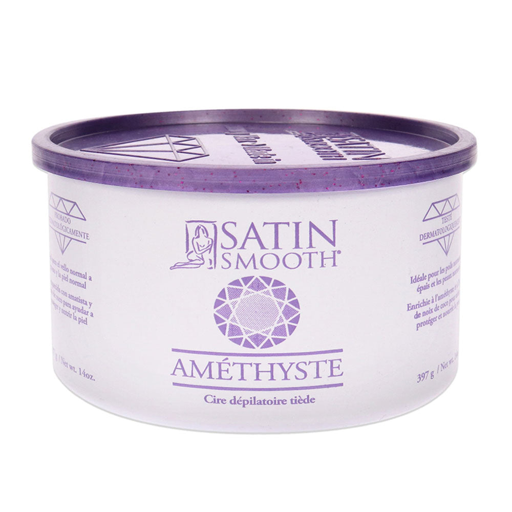 Satin Smooth Amethyst Crystal Soft Wax 14oz 814119/35703