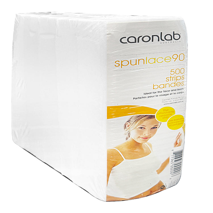 Caronlab Spunlace90 Waxing Strips 80x225mm White 500 Strips