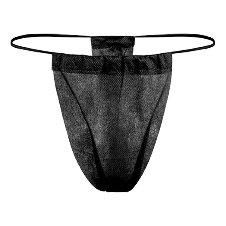 Dukal Reflections DisposableThong Panty BLK 100/Box 900502-1