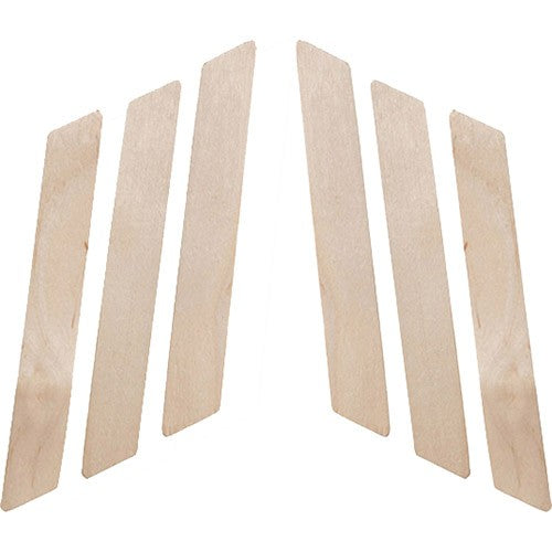 Silkline Large Wood Applicators W/Slanted Tip 100pk SSWA08NC