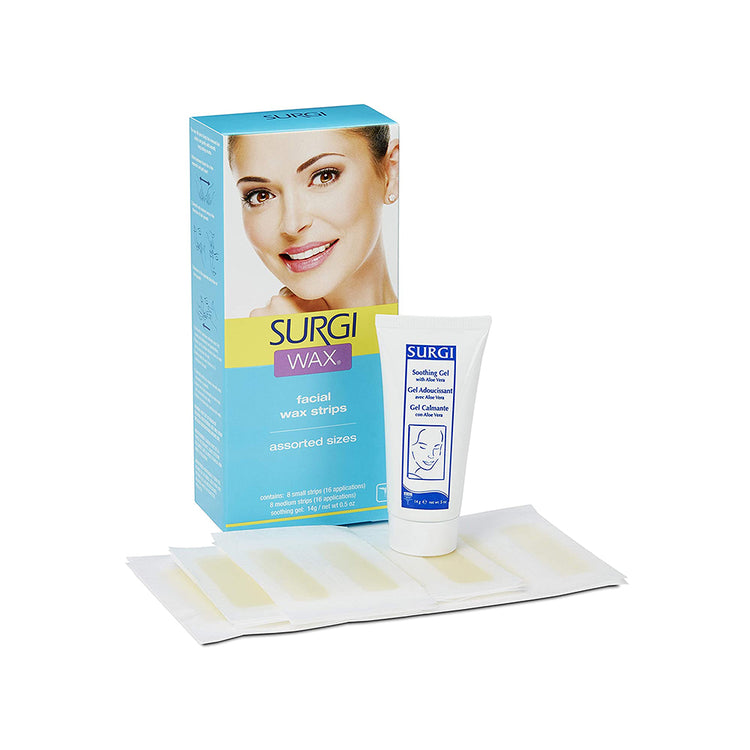 Surgi Wax Facial Wax Strips Assorted Sizes 82516