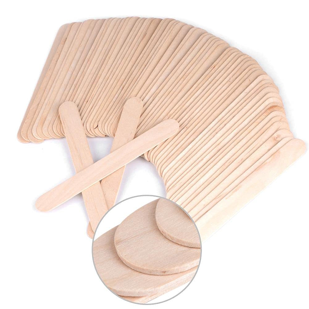 Silver Star Wooden Waxing Spatula 114MM 500PCS FH MB2