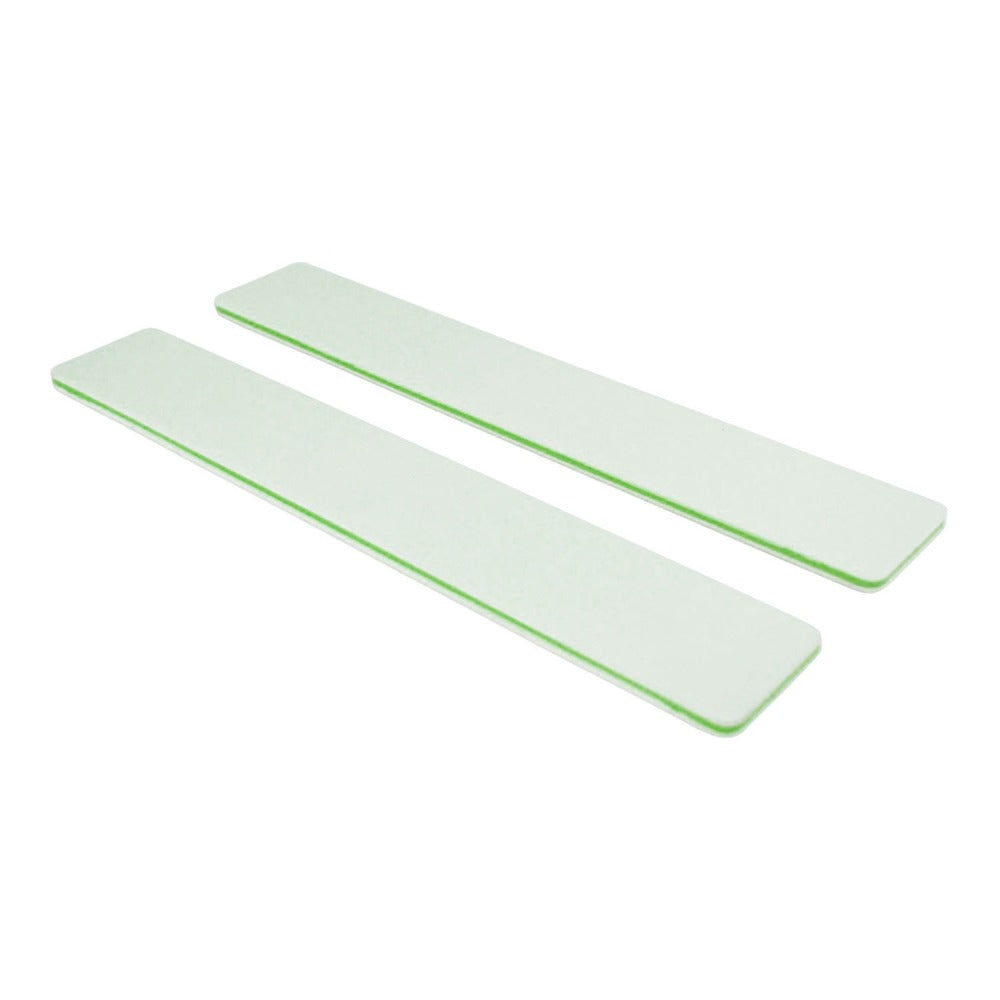 Nail File Jumbo White 100/180 Washable Serrated Green 24110